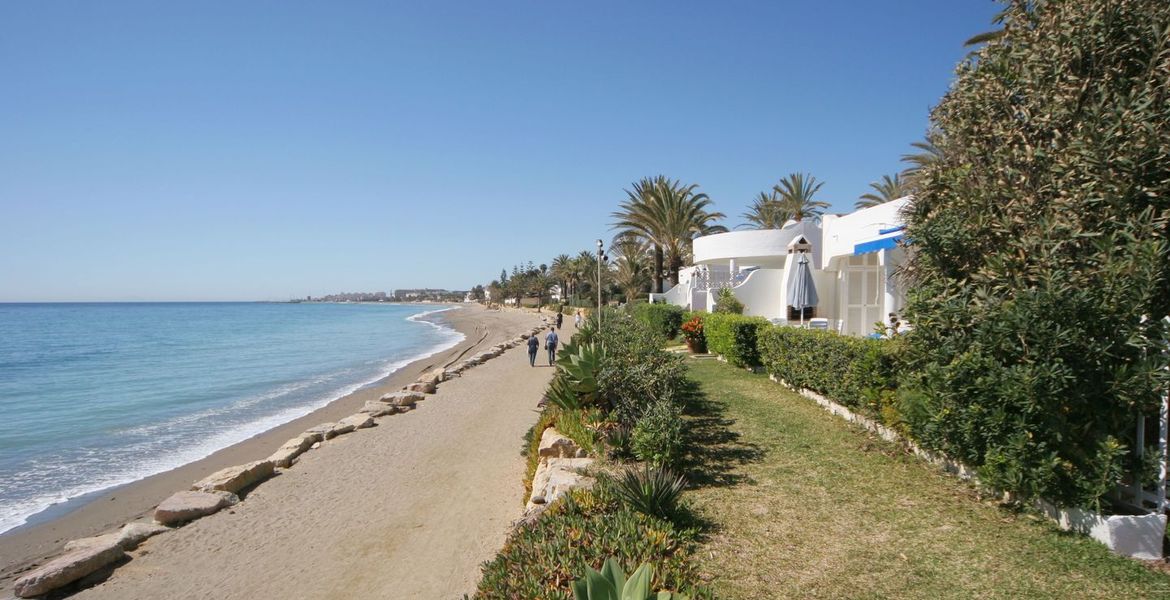 Golden Mile Marbella villa Beach front