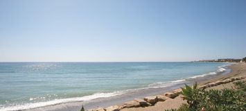 Golden Mile Marbella villa Beach front