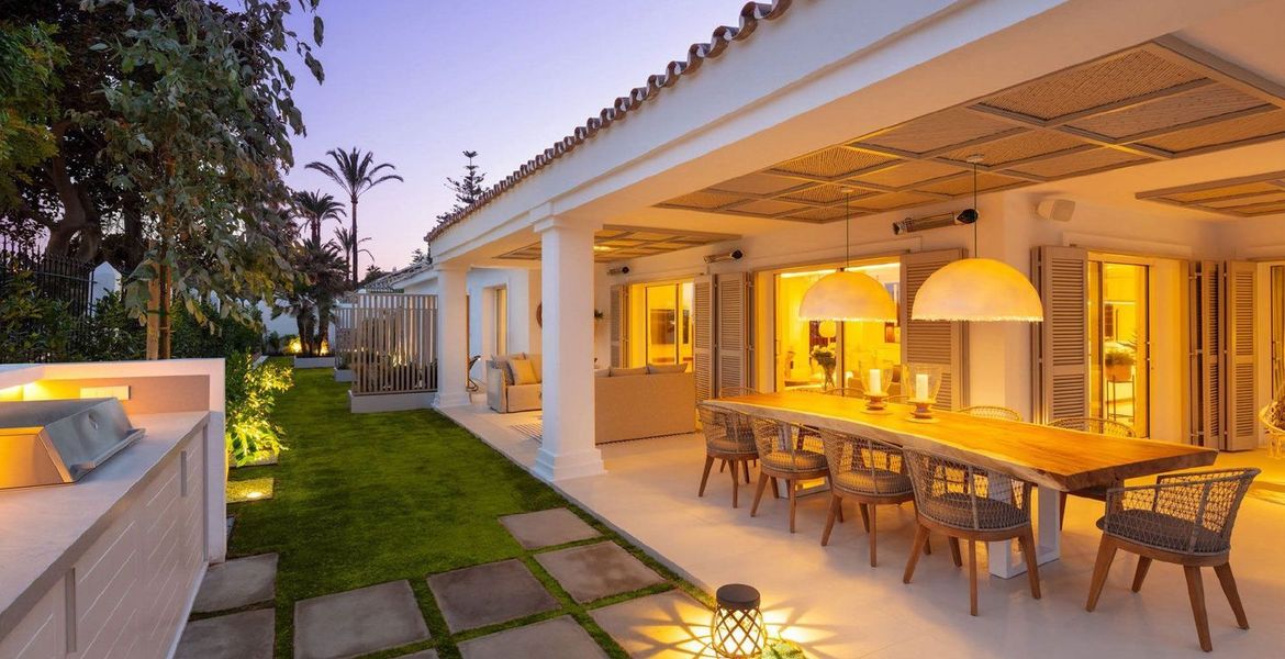 An outstanding 5 bedroom villa next to Puente Romano Hotel.