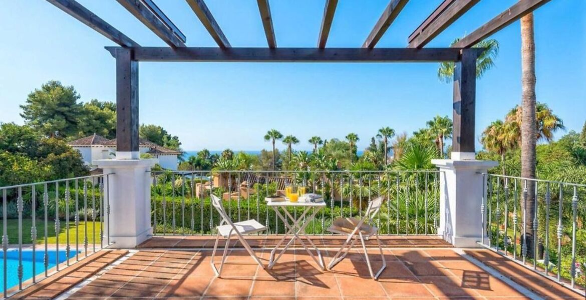 Marbella villa for rent offers accommodation with 500 sqm