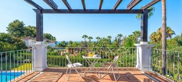 Marbella villa for rent offers accommodation with 500 sqm