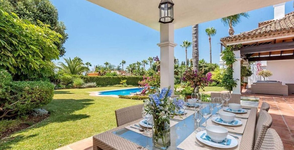 Marbella villa for rent offers accommodation with 500 sqm