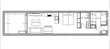 Apartamento de suite de dos dormitorios