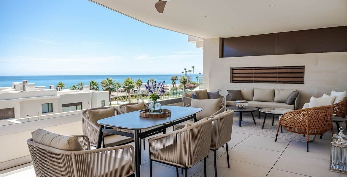 Appartement de luxe à louer sur la plage d'Estepona