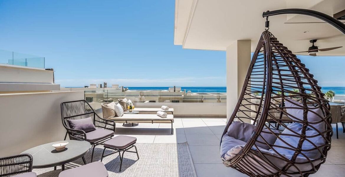 Appartement de luxe à louer sur la plage d'Estepona