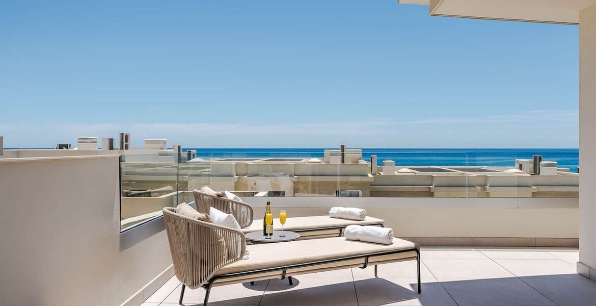 Appartement de luxe à louer sur la plage d'Estepona
