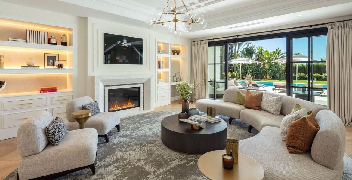 Luxury villa for rent in Marbella Golden Mile