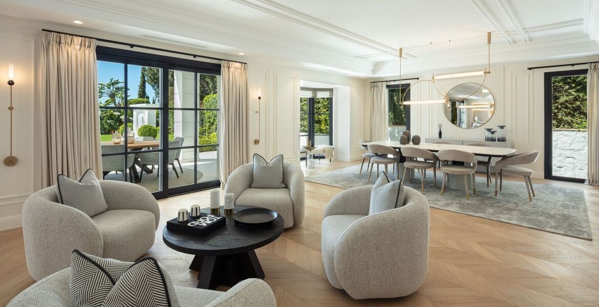 Luxury villa for rent in Marbella Golden Mile
