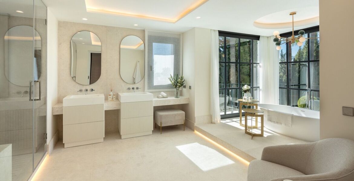 Luxury villa for rent in Marbella Golden Mile