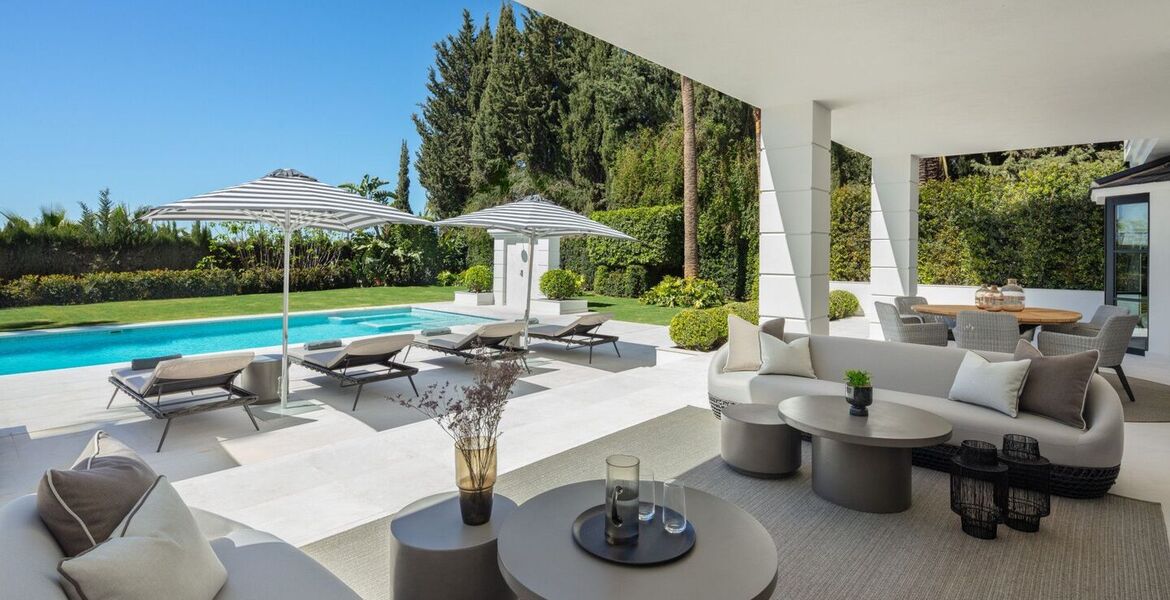 Luxury villa for rent in Marbella Golden Mile