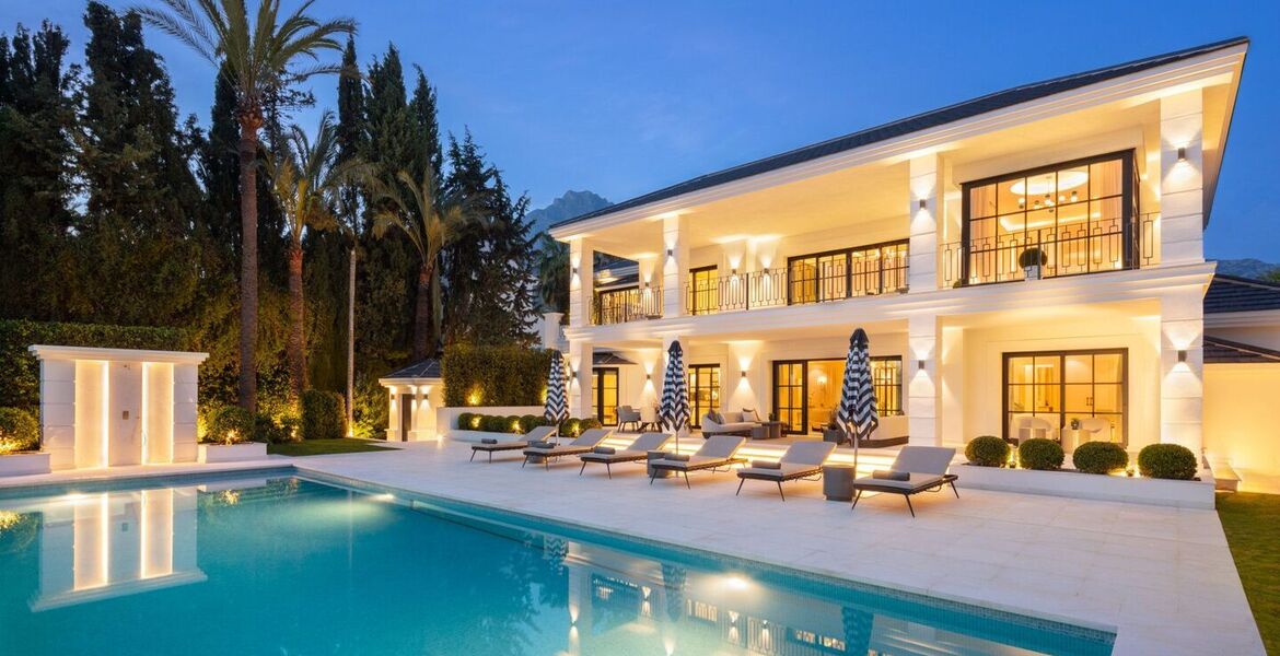 Luxury villa for rent in Marbella Golden Mile