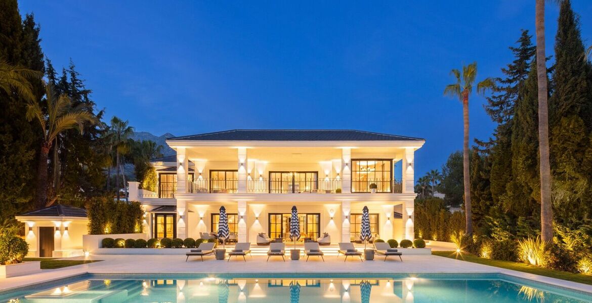 Luxury villa for rent in Marbella Golden Mile