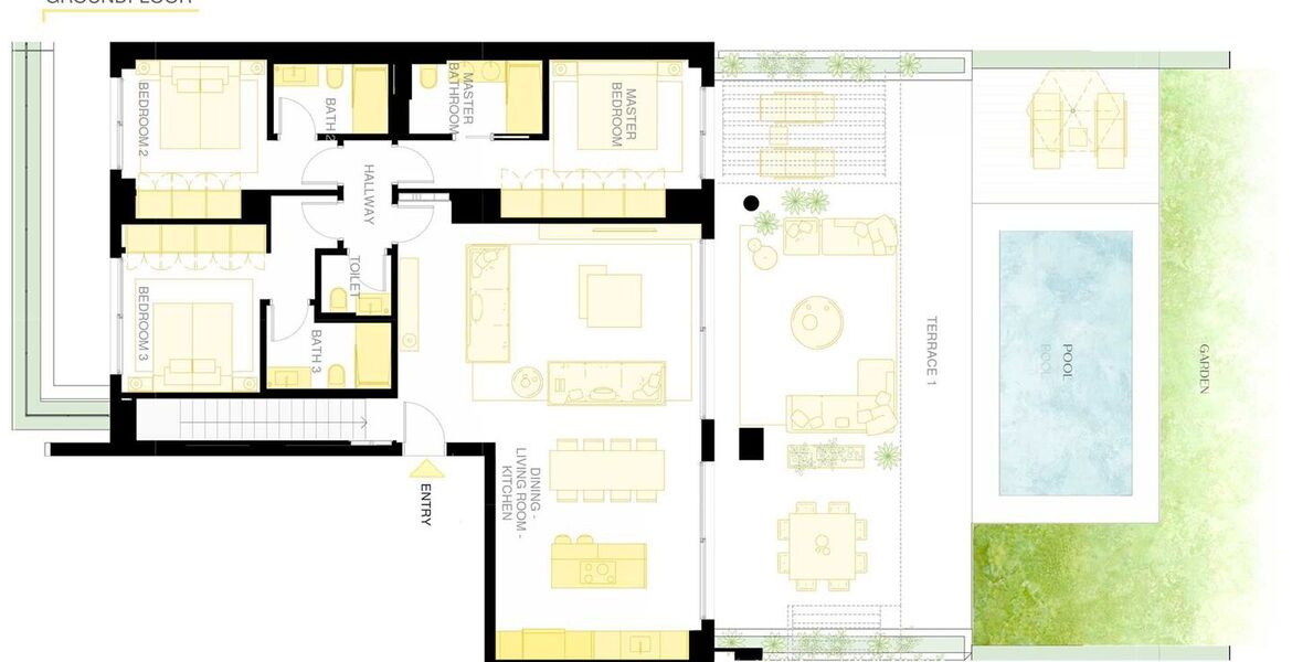 Apartamento Dúplex en alquiler en Milla de Oro