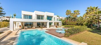 Вилла на берегу моря в аренду в Golden Mile Marbella