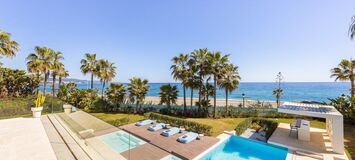 Вилла на берегу моря в аренду в Golden Mile Marbella
