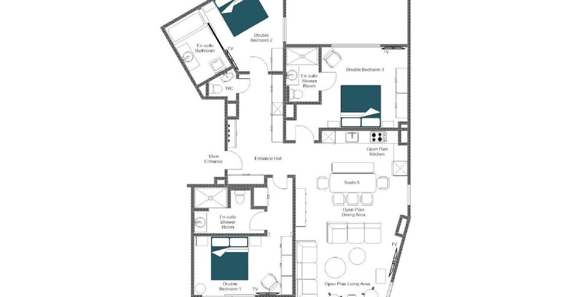 Apartment for rent in Courchevel 1850