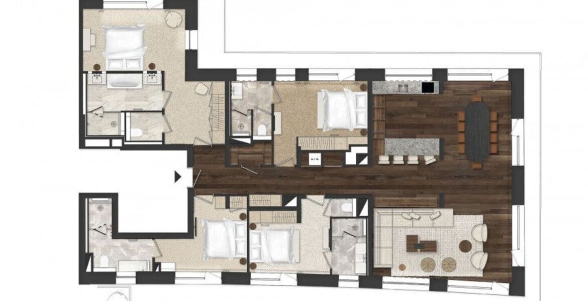 Apartamento en alquiler en Courchevel 1850