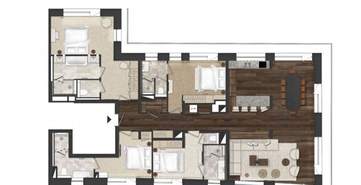 Apartment for rent in Courchevel 1850