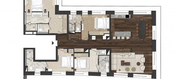 Appartement à louer à Courchevel 1850