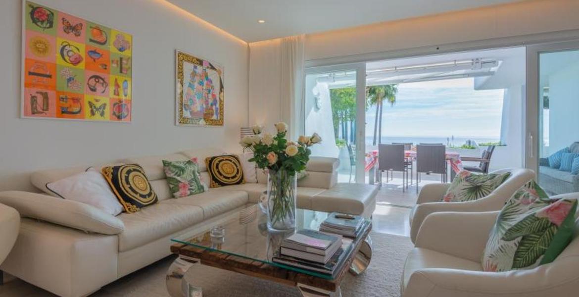 Excepcional apartamento en primera línea de playa 