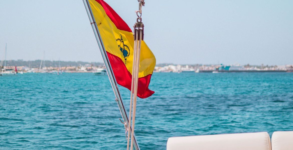 Barco en Ibiza