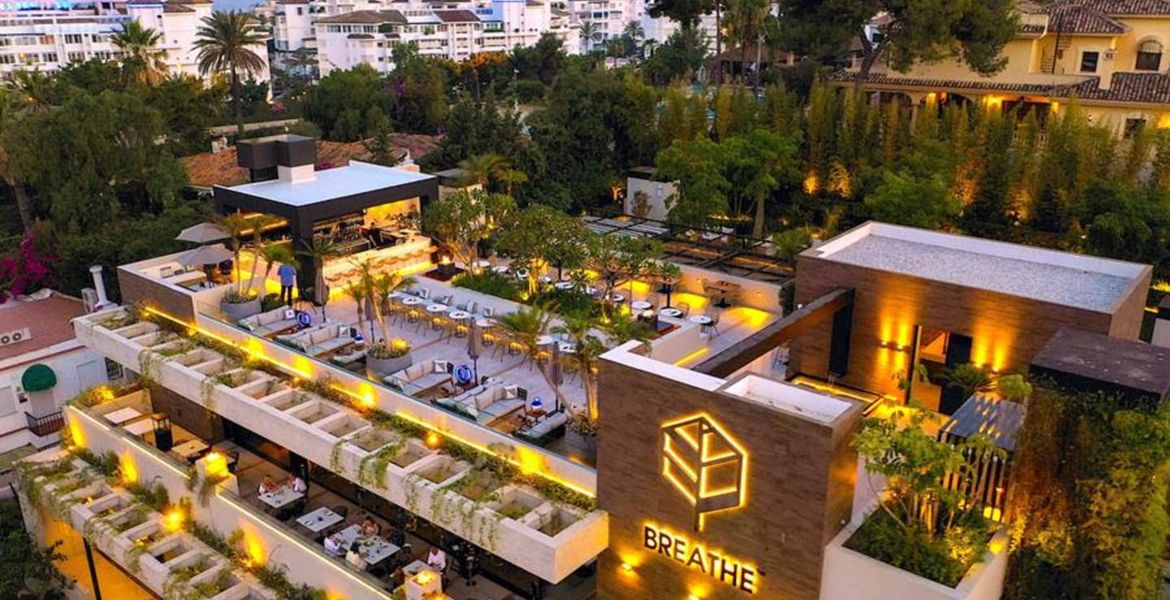 Restaurante BREATHE en Puerto Banus, Marbella