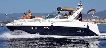 Yacht Rinker 270 Fiesta Vee for rental in Puerto Banús.