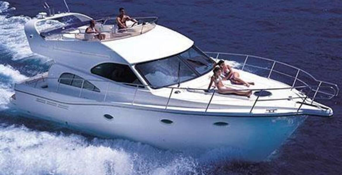 Yacht Rodman Flybridge 44 for rental in Puerto Banús.