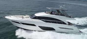 Yacht Princess F70 for rental in Puerto Banús, Marbella.