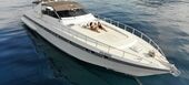 Yacht Mangusta 80 for rental in Marbella, Puente Banus.